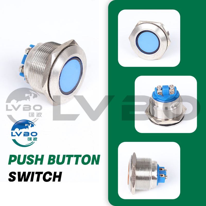 发光指示灯 Series-绿波-5 Push Button Light Switch
