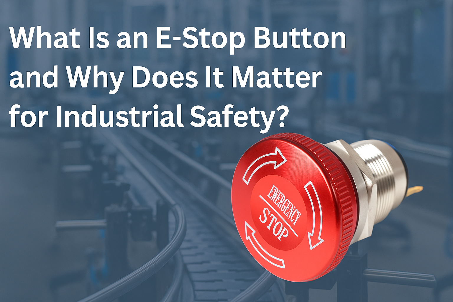 What Is an E-Stop Button and Why Does It Matter for In工业 Safety