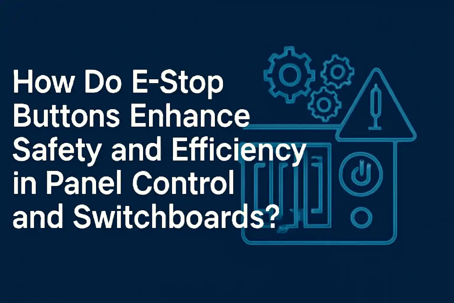 How Do E-Stop Buttons Enhance Safety and Efficiency in Panel 控制 and Switchboards