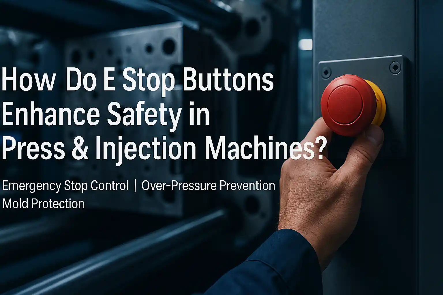 How Do E Stop Buttons Enhance Safety in Press and Injection Molding Machines