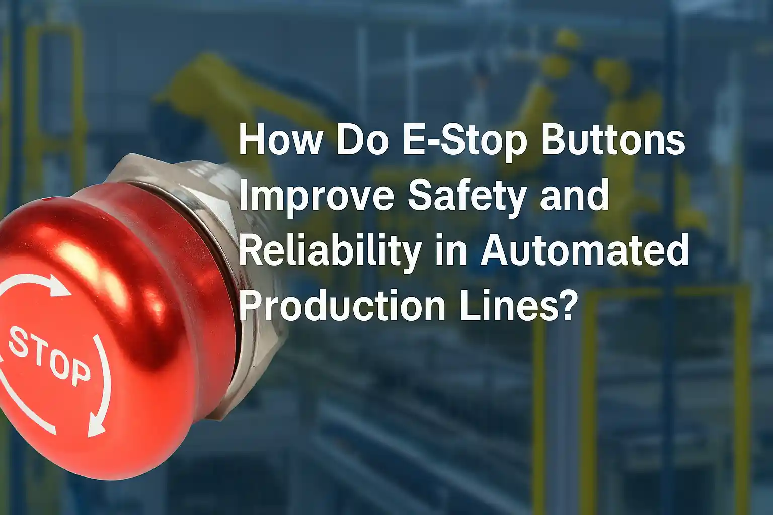 How Do E-Stop Buttons Improve Safety and Reliability in Automated 产能 Lines