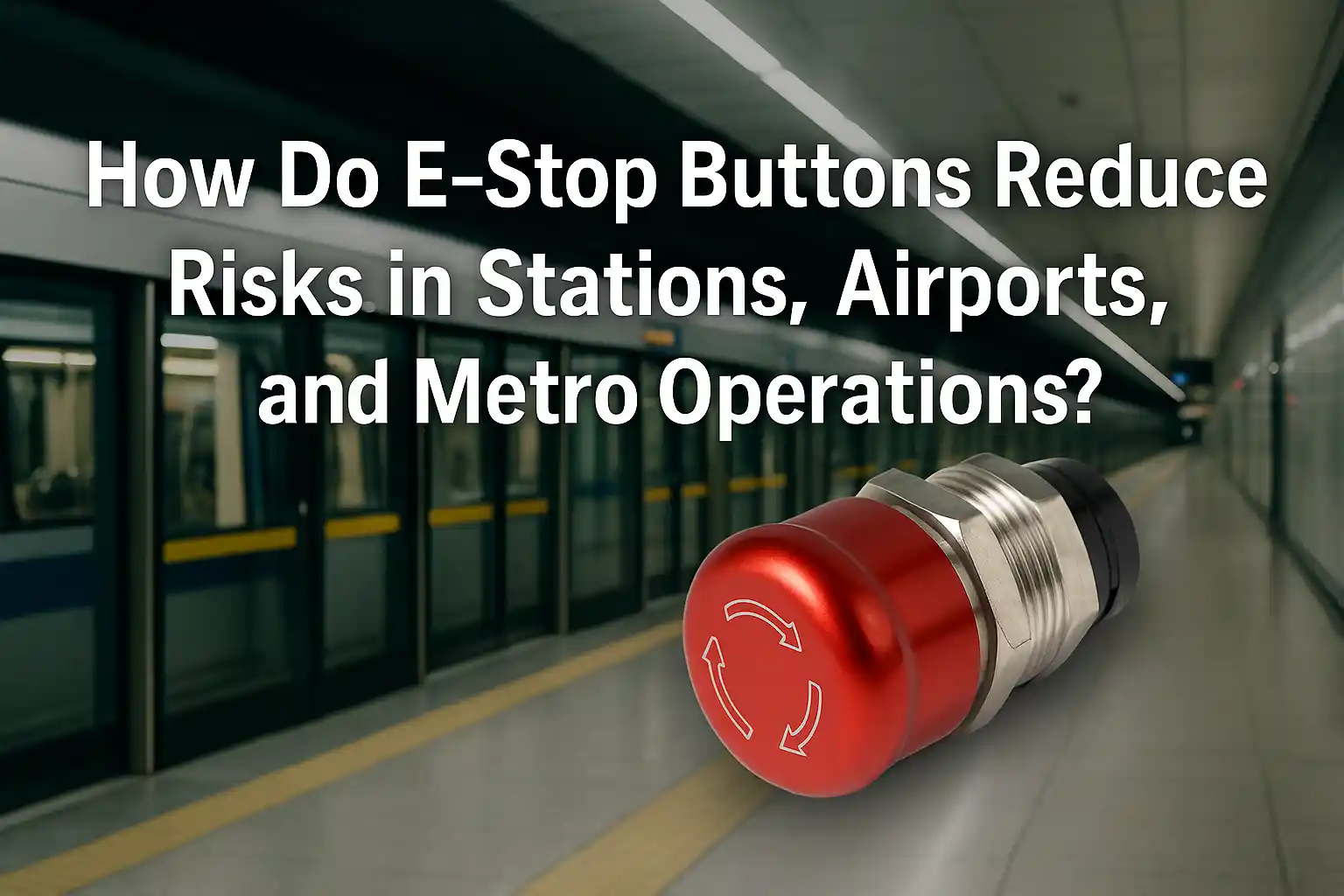 How Do E-Stop Buttons Reduce Risks in Stations, Airports, and Metro Operations