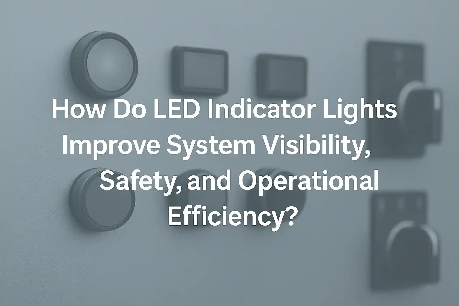 How Do 发光指示灯s Improve System Visibility, Safety, and Operational Efficiency?