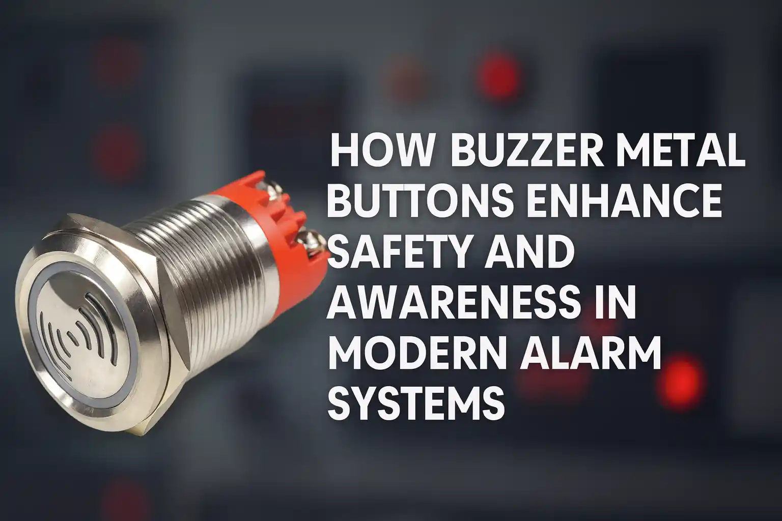 How 蜂鸣器 Metal Buttons Enhance Safety and Awareness in Modern Alarm Systems