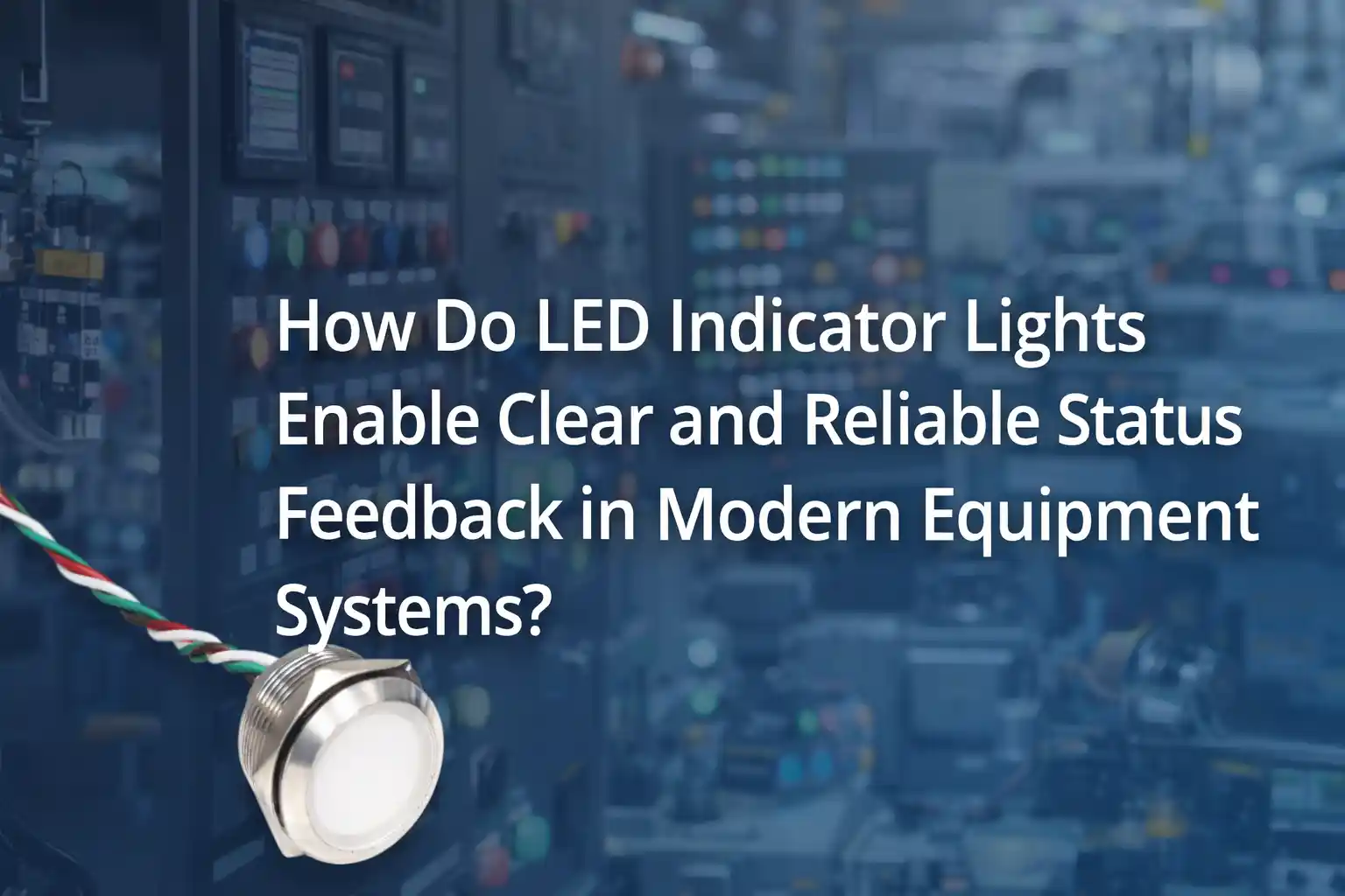 How Do 发光指示灯s Enable Clear and Reliable Status Feedback in Modern Equipment Systems
