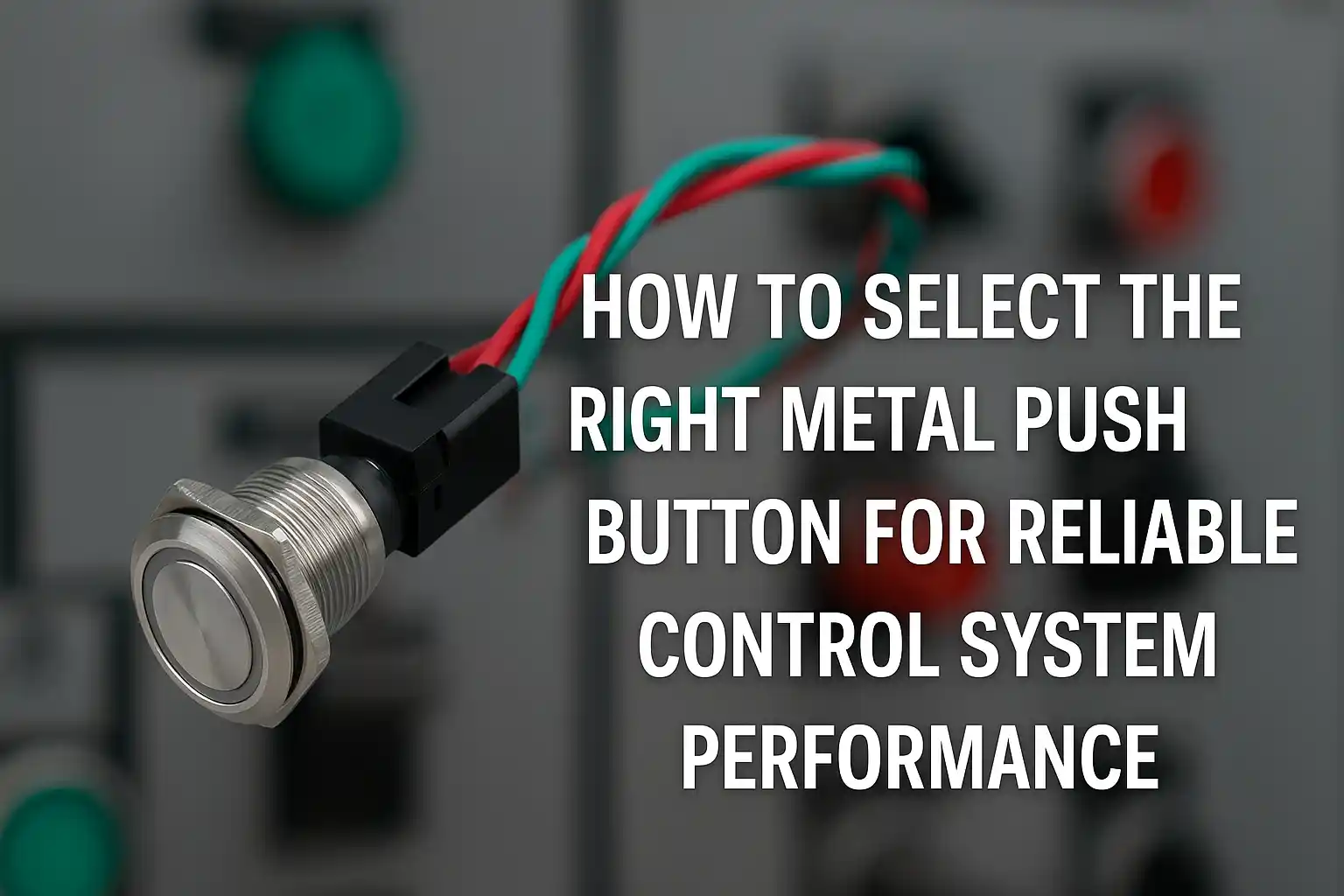 How to Select the Right 金属按钮 for Reliable 控制 System Performance