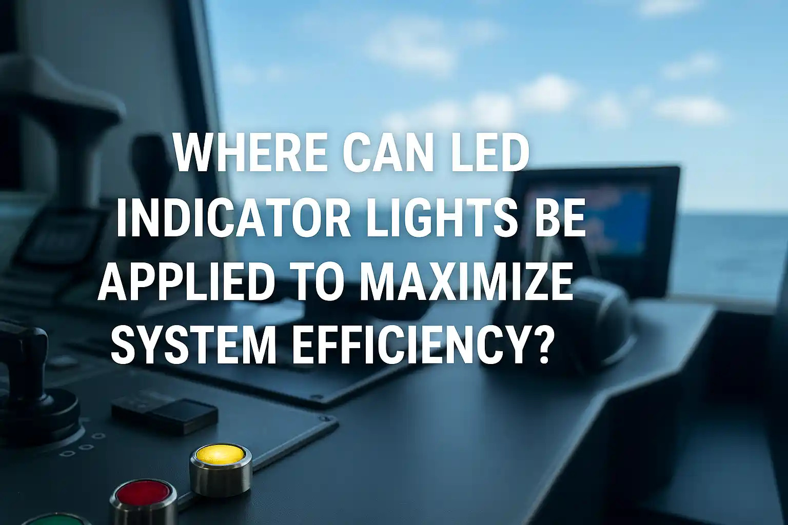 Where Can 发光指示灯s Be Applied to Maximize System Efficiency