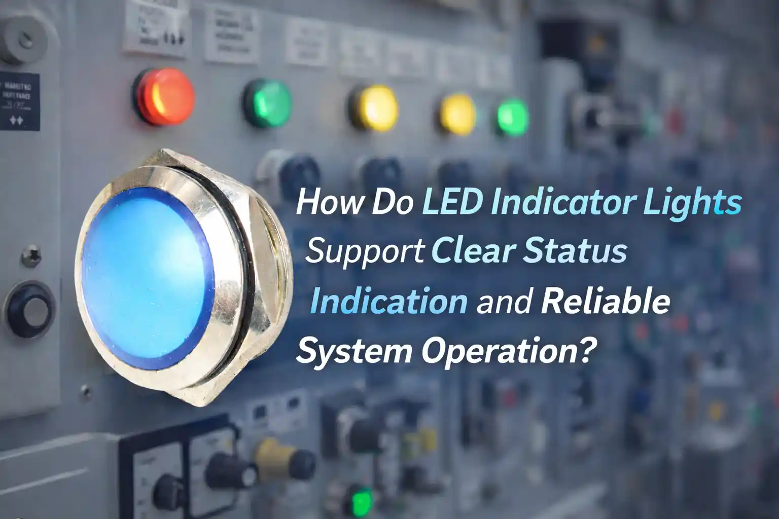 How Do 发光指示灯s Support Clear Status Indication and Reliable System Operation