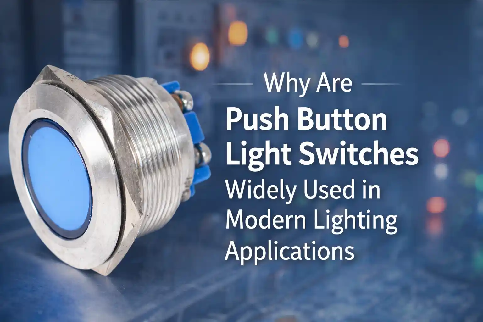 Why Are Push Button Light 开关 Widely Used in Modern Lighting Applications
