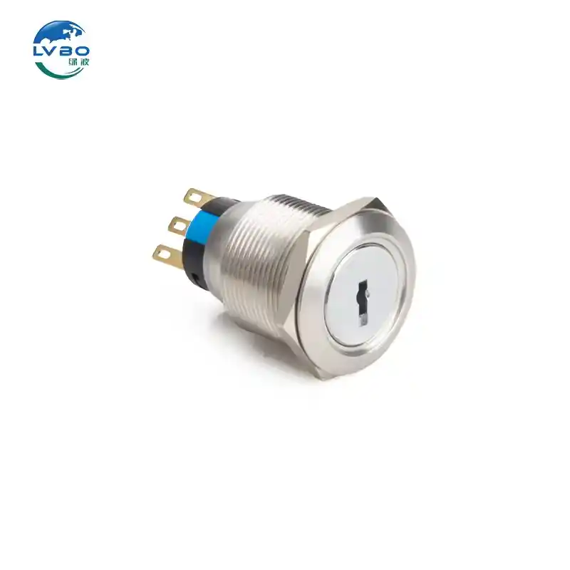 绿波 3 Position 2没有2NC 22mm Waterproof High Flame Retardant Stainless Steel 12V Selector Rotary Knob Switch (7)