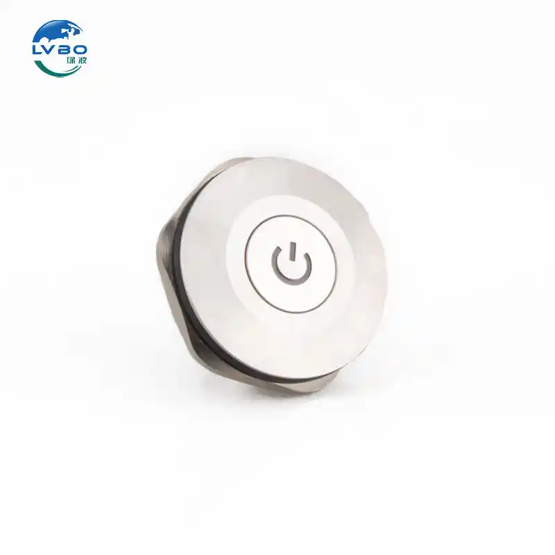 绿波 8mm10mm安装直径16mm安装直径22mm25mm28mm30mm40mm on OFF Button 金属按钮 With Connector Led Push Button Light (1).1