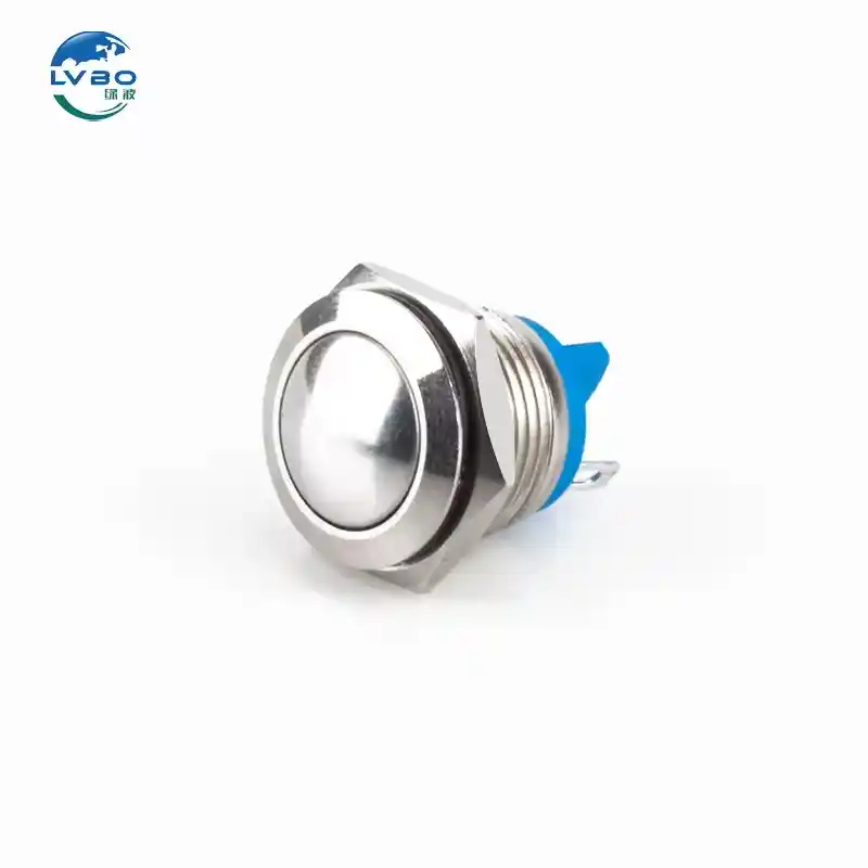 绿波 Factory 定制服务er Metal Buttons Hazard Warning Metal Switch Round 16mm 金属按钮开关 f (6)