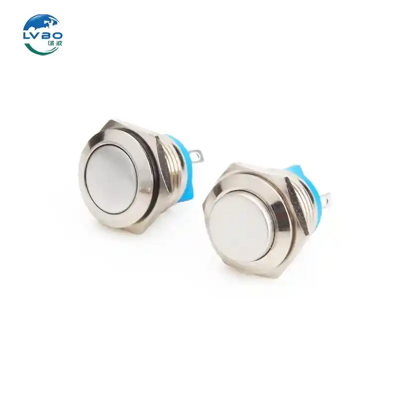 绿波 Good Selling Switch Mirror Headlight Fog Lamp Button Set Golf 16mm Push Button Switch Led (10)