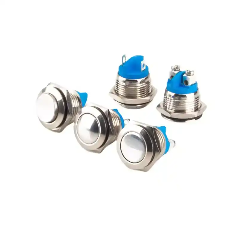 绿波 Good Selling Switch Mirror Headlight Fog Lamp Button Set Golf 16mm Push Button Switch Led (4)