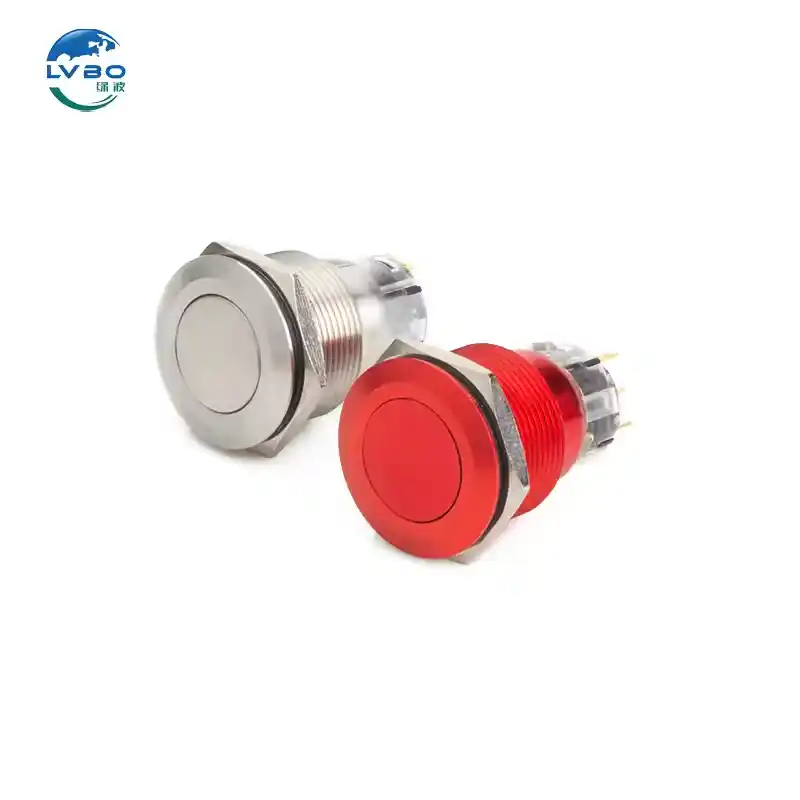 绿波 Ip67 22mm Metal Waterproof 瞬间 Piezo Switch 4A 12VDC Led Touch Button 开关 12x12 Push Butt (5)