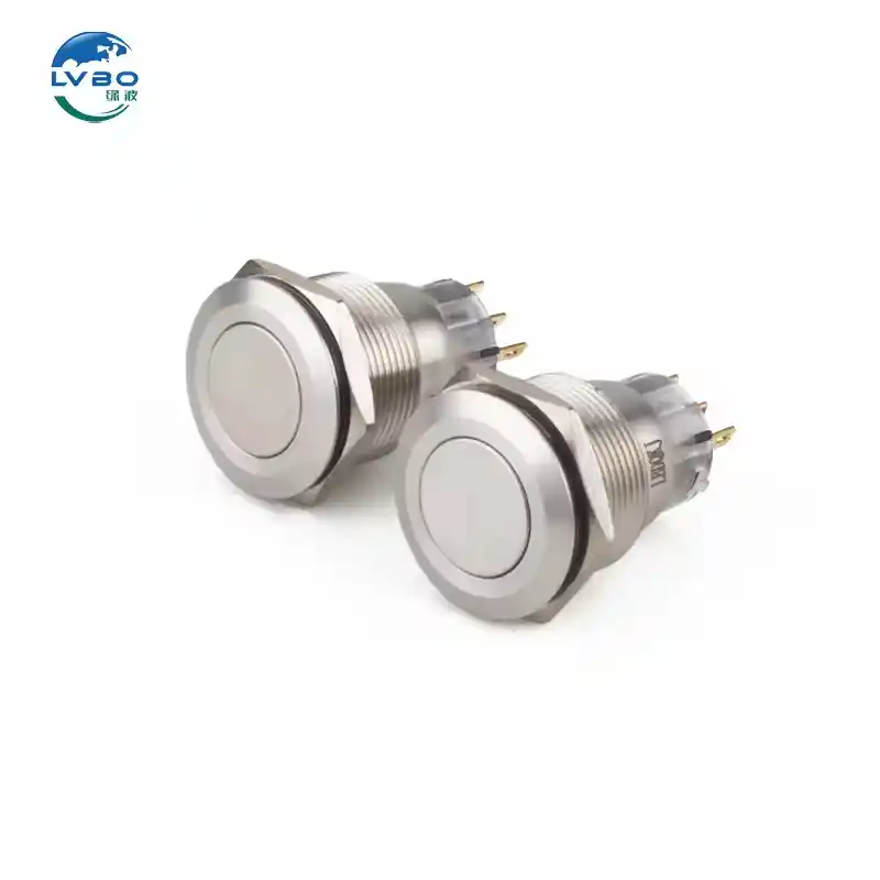 绿波 Ip67 22mm Metal Waterproof 瞬间 Piezo Switch 4A 12VDC Led Touch Button 开关 12x12 Push Butt (7)
