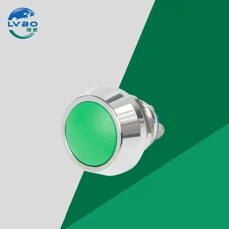 绿波 金属按钮开关 瞬时按钮开关 Black Red Green Yellow Blue Colorful Push Button Switch (19)
