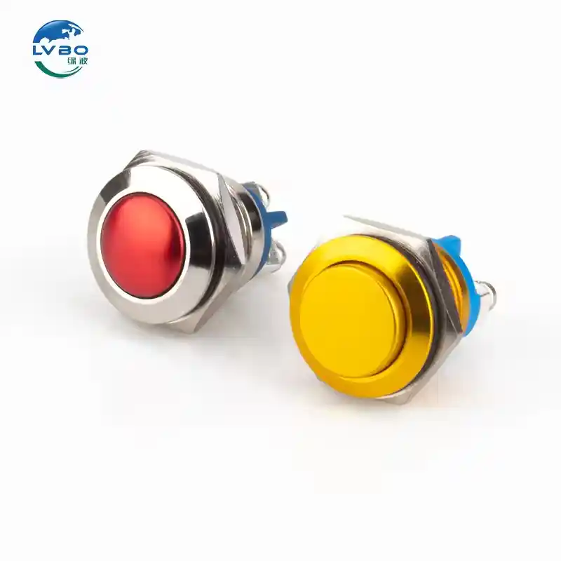 绿波 Recommend 161922mm 定制服务 金属按钮开关 22mm Latch Light Switch 瞬间 锁存 Met (14)