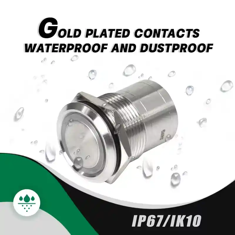 绿波 Wenzhou Push Button Switch 22mm Mounting Hole Push Button Switch 16mm 安装直径 22mm 瞬间 Switch for 如今的楼宇自动化平台越来越多地采用d (4)