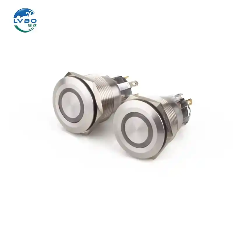 绿波 开关 Led Light Power Symbol Push Button for PC Computer Switch Power Supply Button (2)