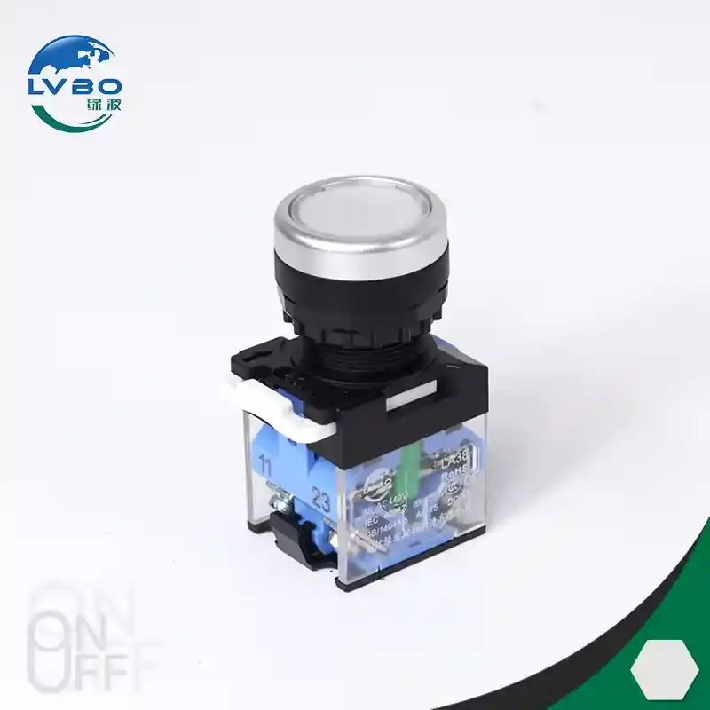 Square Double Button Switch LA Series Button Switch 380v Plastic Button Switch (6)