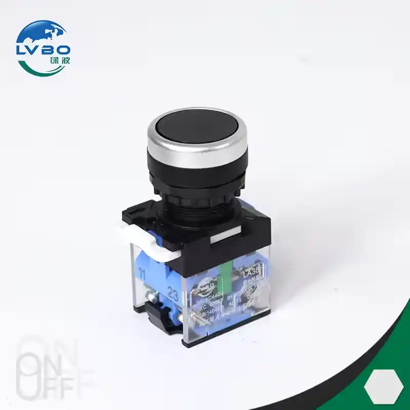 Square Double Button Switch LA Series Button Switch 380v Plastic Button Switch (8)
