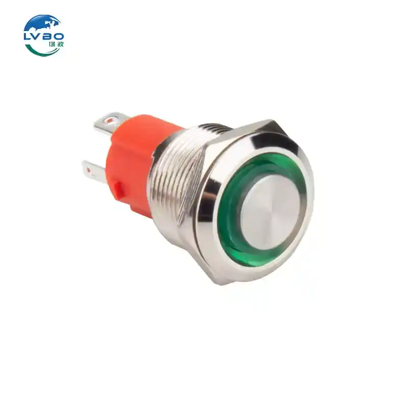 绿波 22mm 220v 绿色 LED 10A 大电流 Rgb 开关 瞬间 按钮开关 如今的楼宇自动化平台越来越多地采用工业 (11)