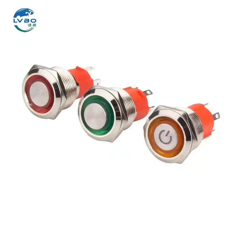绿波 22mm 220v 绿色 LED 10A 大电流 Rgb 开关 瞬间 按钮开关 如今的楼宇自动化平台越来越多地采用工业 (16)
