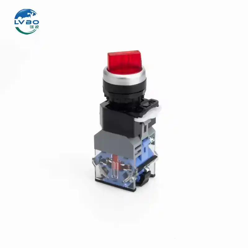绿波 LA38-20X32 X22 2-speed and 3-speed Self-locking Reset Rotary Shift Selection Button Switch 22 (20)